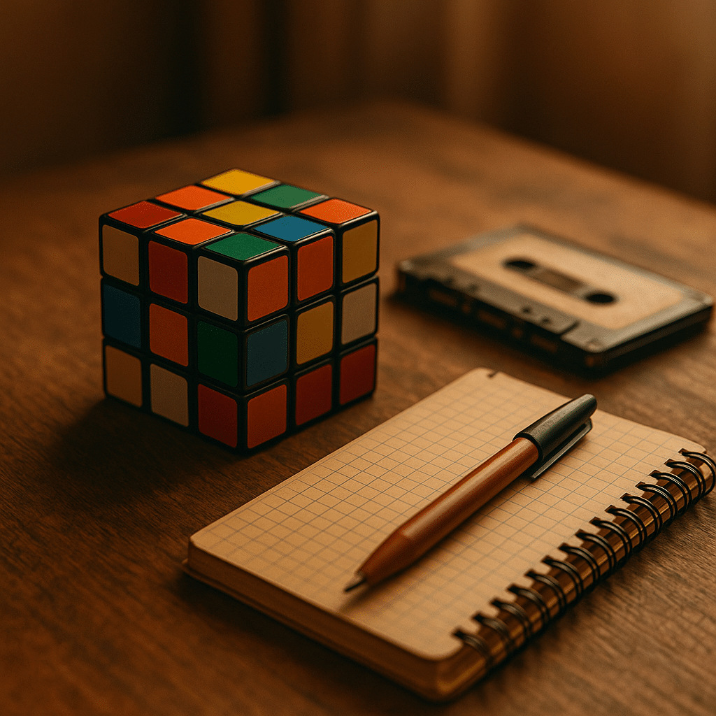 cubo di rubik anni 80 vintage