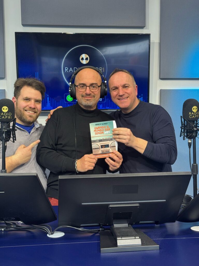 marco ilardi intervista su radio capri per il libro quando il mondo era senza wifi