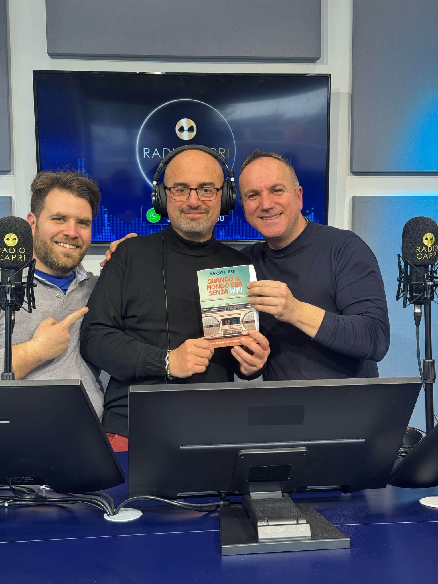 marco ilardi intervista su radio capri per il libro quando il mondo era senza wifi