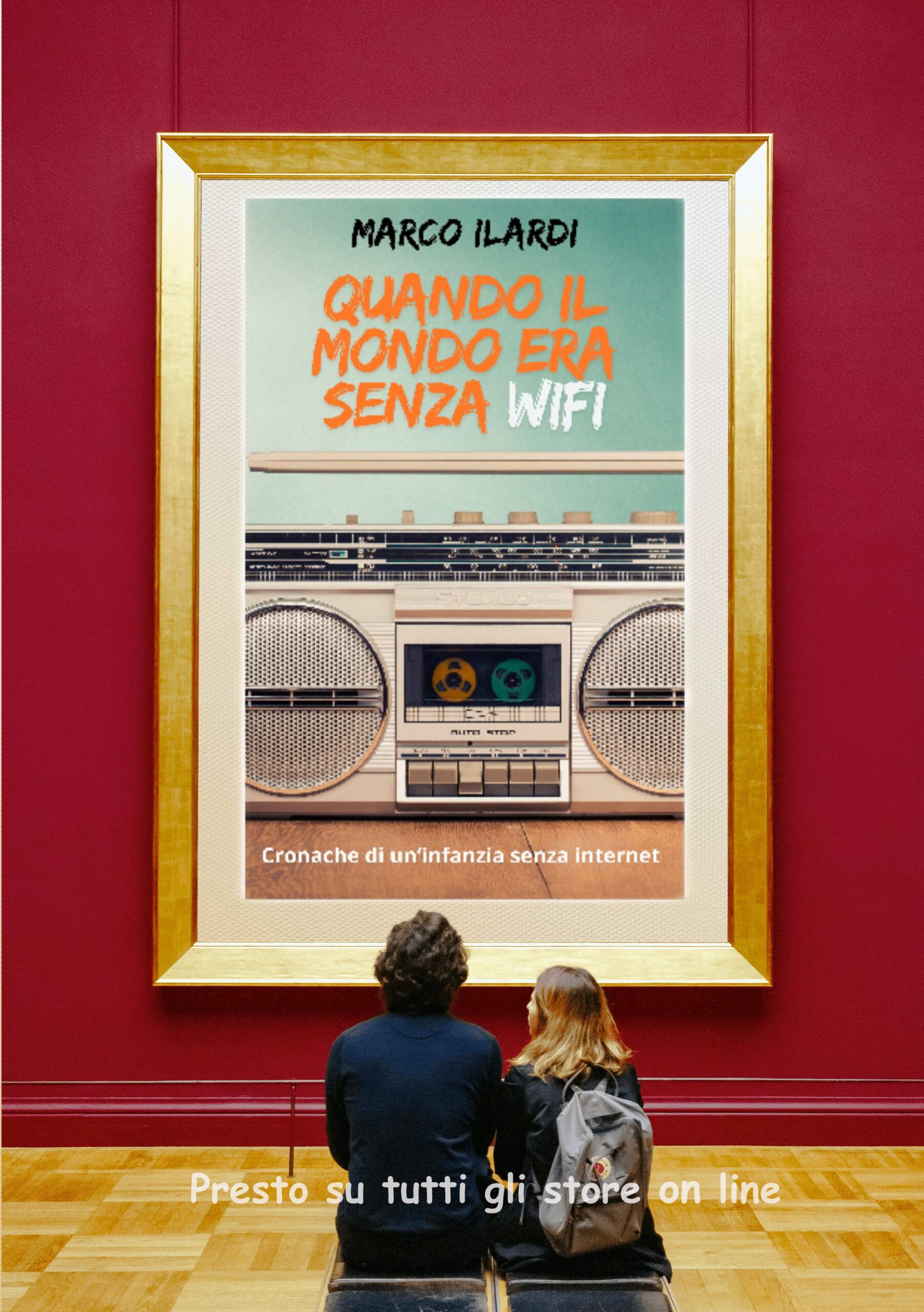 quadro col libro sugli anni ottanta