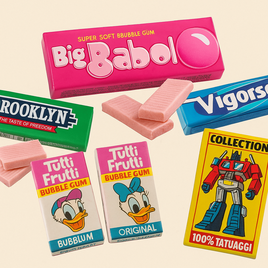 gomme da masticare anni ottanta iconiche